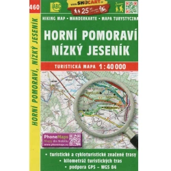 SHOCart 460 Horni Pomoravi, Nizky Jesenik 40 000 turisticka mapa