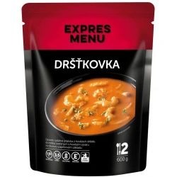 Expres Menu Drstkova polevka 600 g 2 porce sterilovane jidlo na cesty obal