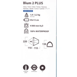 Husky Blum 2 Plus blue turisticky pristresek plazovy stan 6