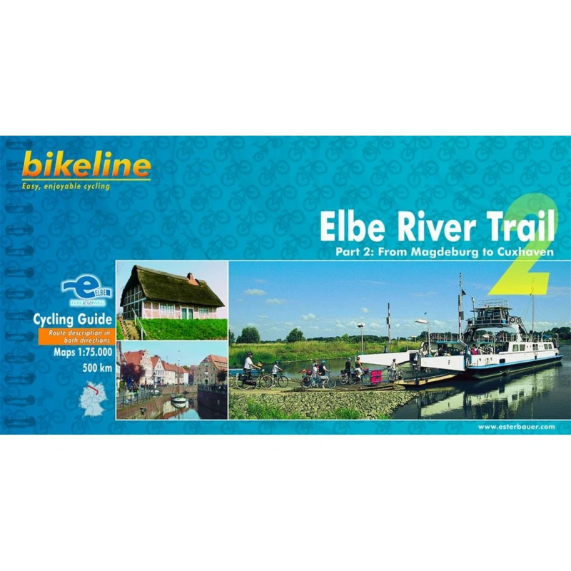 Bikeline Elbe River Trail 2 Labska cyklostezka 2 75 000 cyklopruvodce