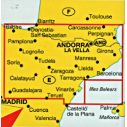 Marco Polo Pyreneje, Costa Brava 300 000 automapa oblast