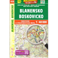 SHOCart 456 Blanensko, Boskovicko 40 000 turisticka mapa
