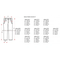 _Salomon Wayfarer Pant M black 393125 panske lehke turisticke kalhoty