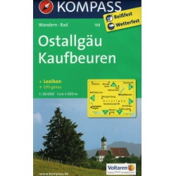Kompas 188 Ostallgau, Kaufbeuren 50 000 turisticka mapa