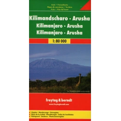 Freytag a Berndt Kilimandzaro, Arusa 80 000 automapa turisticka mapa