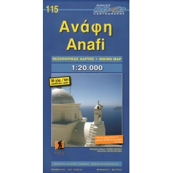 ORAMA 115 Anafi 20 000 turisticka mapa