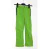 Alpisport Peak Junior zelena detske softshellove kalhoty Rivertex Softshell