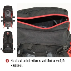 Husky Samont 60+10 expedicni batoh cerna4