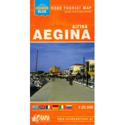 ORAMA Aegina 25 000 turisticka mapa