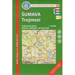KČT 66 Šumava, Trojmezí 1:50 000 turistická mapa