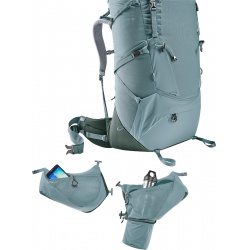 Deuter Aircontact Core 65 10l SL damsky turisticky expedicni batoh shale ivy 8