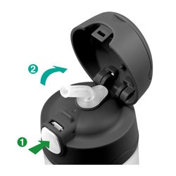 Thermos FUNtainer 355ml detska termoska s brckem motiv motyl 6