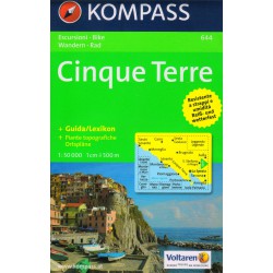 Kompass 644 Cinque Terre 1:50 000 turistická mapa