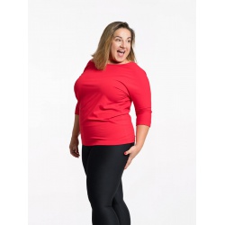 CityZen Rivera cervena damske tricko kratky rukav 95 bavlna pro plnostihle 2