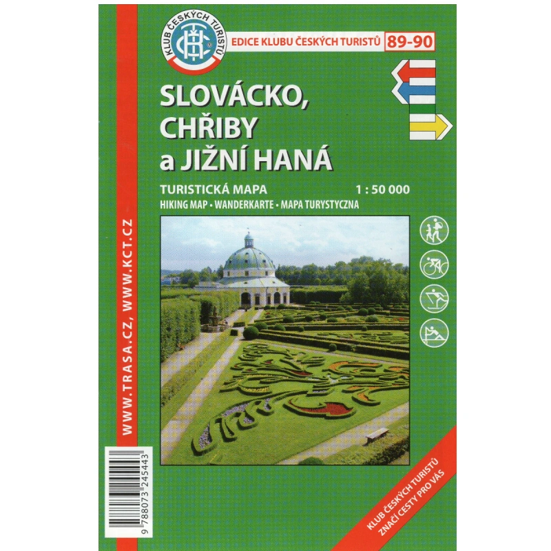 KCT 89 90 Slovacko Chriby a Jizni Hana 50 000 turisticka mapa