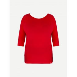 CityZen Rivera cervena damske tricko kratky rukav 95 bavlna pro plnostihle 3