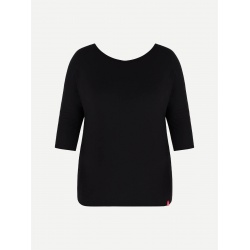 CityZen Rivera cerna damske tricko kratky rukav 95 bavlna pro plnostihle 3