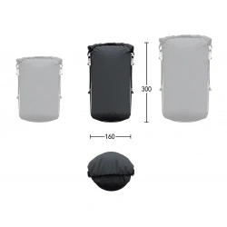 Hannah Scout 120 blueberry jet black letni spaci pytel 4