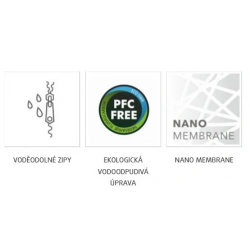 High Point Active 4 Jacket red black panska lehka nepromokava bunda Pertex Shield Air 9