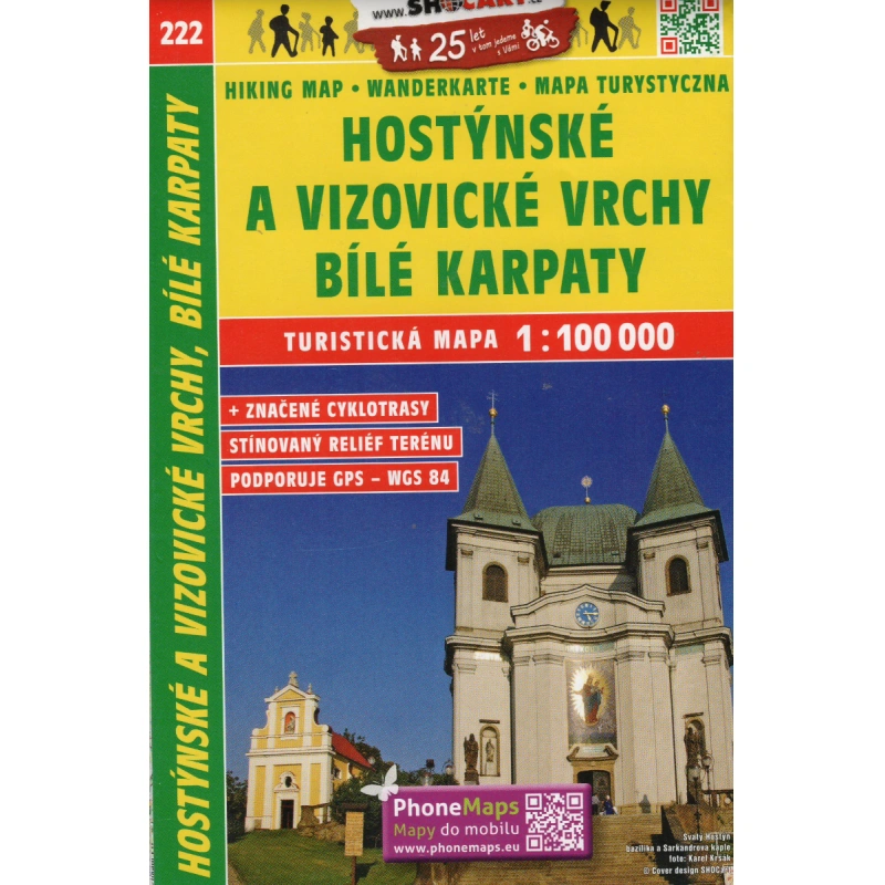 SHOCart 222 Hostynske vrchy Bile Karpaty 100 000