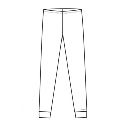 Jitex Binoja 801 cerna damske spodky dlouha nohavice Merino vlna 1