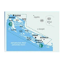 Kompas 2901 Dalmatinische Kuste Nord 100 000 Oblast