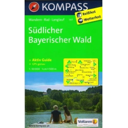 Kompas 197 Sudlicher Bayerischer Wald 50 000