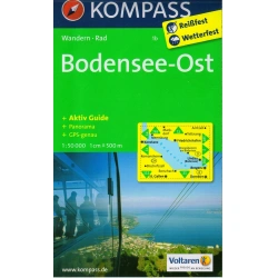 Kompas 1b Bodamske jezero Bodensee vychod 50 000
