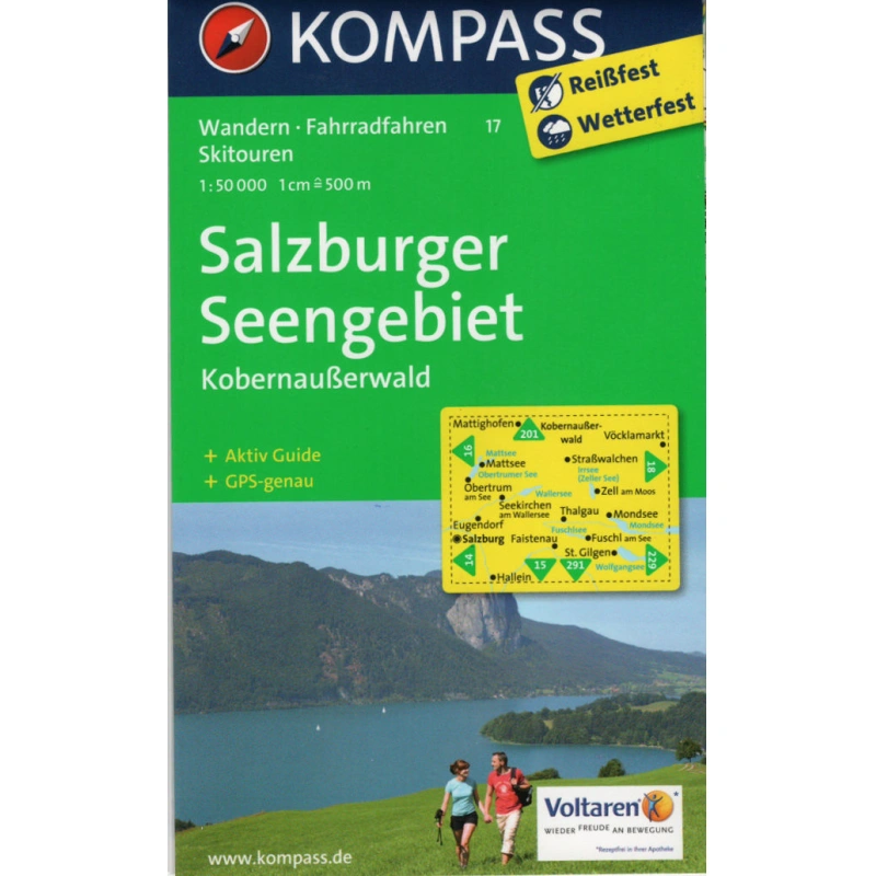 Kompas 17 Salzburger Seengebiet, Kobernauserwald 50 000