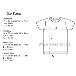 _Jitex Kamad 902 TES zelena panske triko kratky rukav Merino vlna zmereno