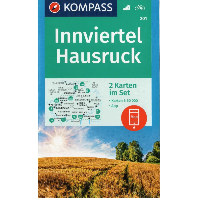 Kompas 201 Innviertel, Hausruck 50 000