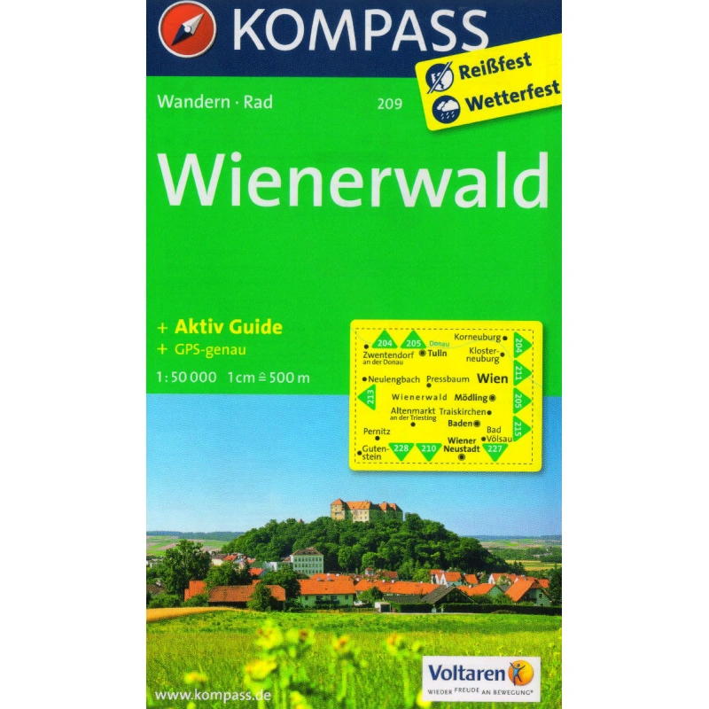 Kompas 209 Wienerwald 35 000