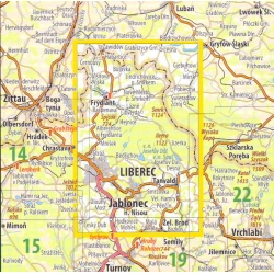 KcT 20-21 Jizerske hory a Frydlantsko 50 000 Oblast