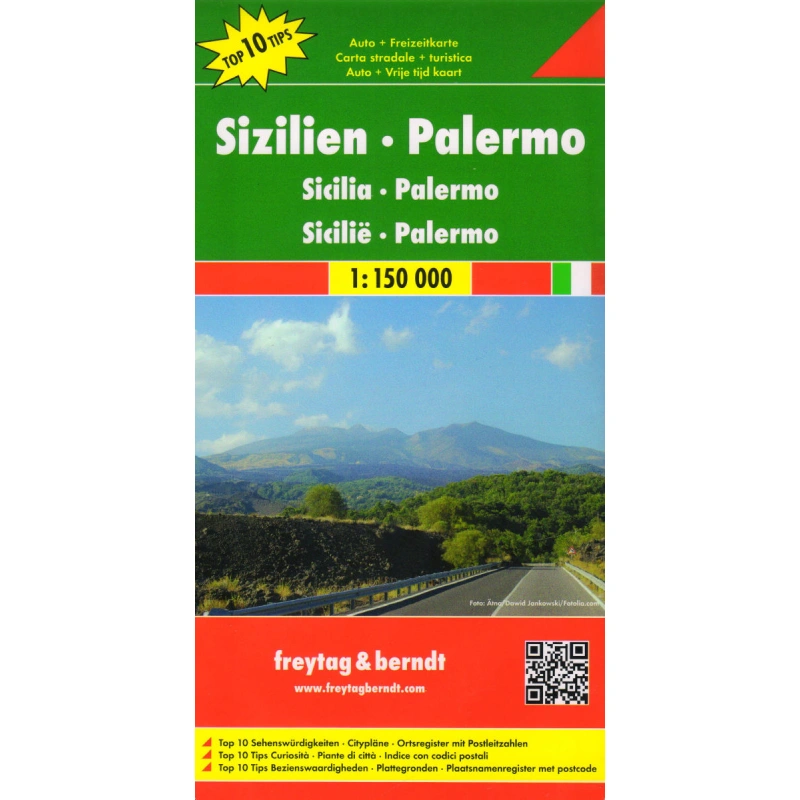 Freytag & Berndt Sicilie, Palermo 150 000 automapa