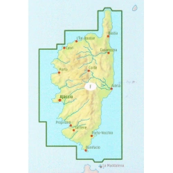 Freytag a Berndt Korsika 150 000 automapa Oblast