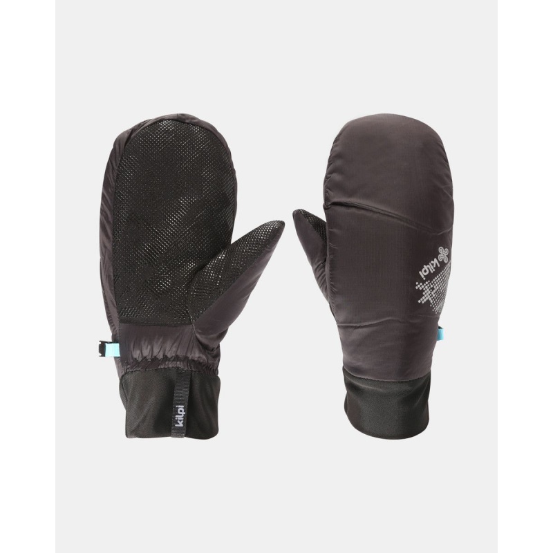 Kilpi Blis U cerna WU0708 unisex damske panske zimni palcove lyzarske rukavice Primaloft