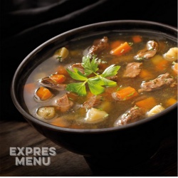 Expres Menu Hovezi vyvar se zeleninou 600g sterilovane jidlo na cesty