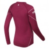 Progres MW NDRZ vinovy melir damske triko dlouhy rukav 100 Merino vlna1