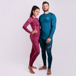 Progres MW NDRZ vinovy melir damske triko dlouhy rukav 100 Merino vlna4