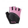 R2 ATR19V Vouk ruzova cyklisticke rukavice s kratkymi prsty a gelovymi vyztuhami