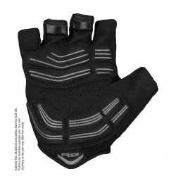 R2 ATR19V Vouk ruzova cyklisticke rukavice s kratkymi prsty a gelovymi vyztuhami 1