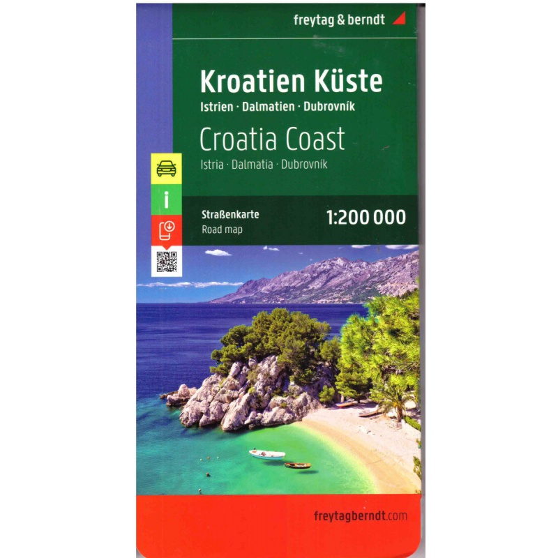 Freytag a Berndt Chorvatske pobrezi Istrie Dalmacie Dubrovnik 200 000 automapa