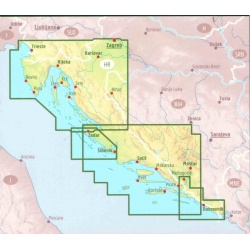 Freytag a Berndt Chorvatske pobrezi Istrie Dalmacie Dubrovnik 200 000 automapa oblast