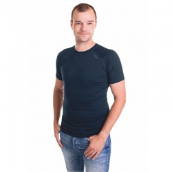 Jitex Ibrit 901 Ts tmave modra panske triko kratky rukav Merino vlna0595 1