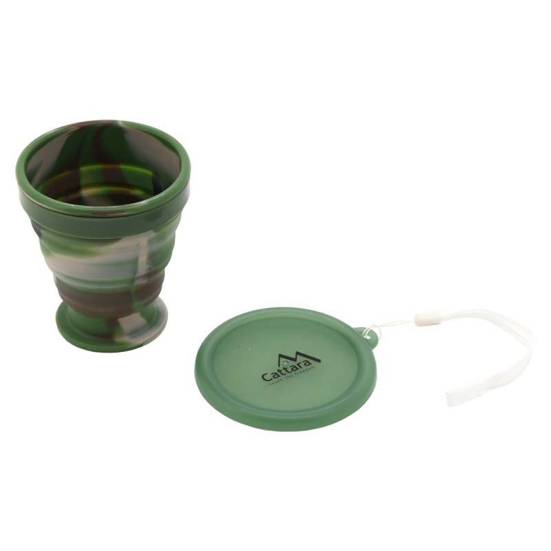 Cattara Silikonovy skladaci kelimek ARMY 200ml 13638