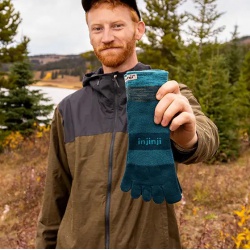 Injinji TRAIL Midweight Coolmax Mini-Crew midnight nizke prstove ponozky 2