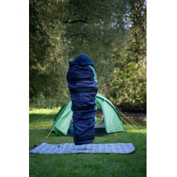 Husky Espace minus 5 stupnu C blue mint ultralehky letni cyklo spaci pytel 6