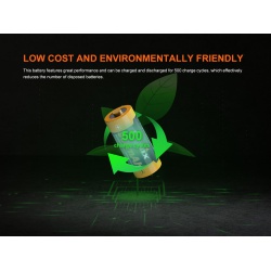 Fenix Nahradni akumulator 16340 950mAh RCR123A USB-C Li-ion ARB-L16-950P 4