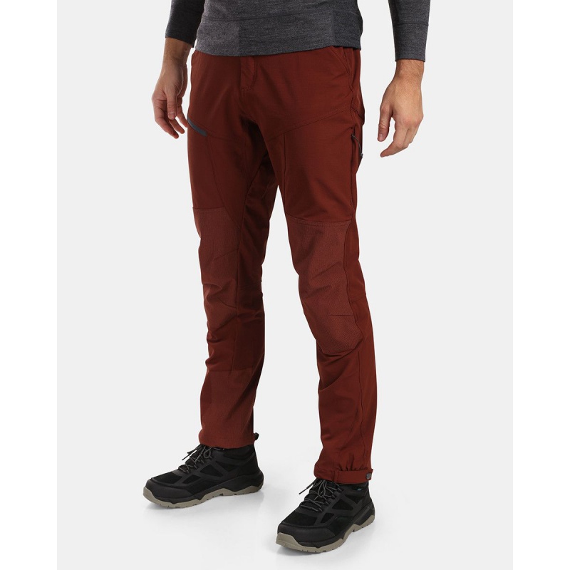 Kilpi Villain M tmave cervena WM0411KIDRD panske outdoorove turisticke kalhoty