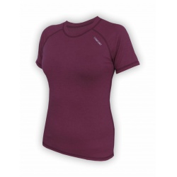 Jitex Ibriza 801 Ts tm. bordova damske triko kratky rukav Merino vlna